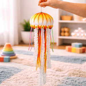 Meduza Żółta DUBI - 50cm - pluszak, maskotka