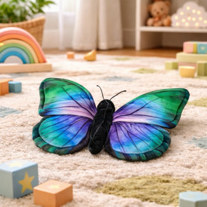 Motyl Morpho Niebieski DUBI - 30cm - pluszak, maskotka