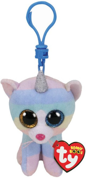 Brelok Kotek Heather Pupilki TY - 9cm - pluszak, maskotka