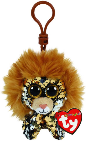 Brelok Lew Regal Flippables Pupilki TY - 9cm - pluszak, maskotka