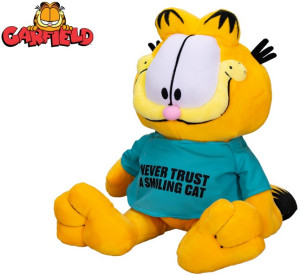 Garfield Kotek Never Trust A Smiling Cat - 24cm - pluszak, maskotka