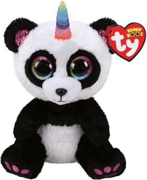 Miś Panda Paris Pupilki TY - 15cm - pluszak, maskotka