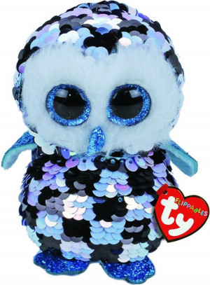 Sowa Topper Flippables Pupilki TY - 15cm - pluszak, maskotka