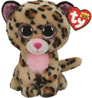 Lampart Leopard Pantera Livvie Pupilki Ty - 15cm - pluszak, maskotka