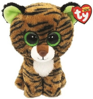 Tygrys Brązowy Tiggy Pupilki TY - 15cm - pluszak, maskotka
