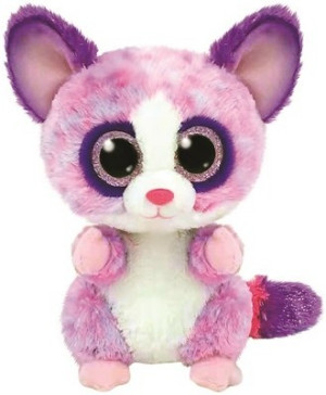 Lemur Różowy Becca Pupilki TY - 15cm - pluszak, maskotka