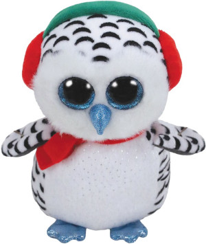Sowa Śnieżna Nester Pupilki Ty - 24cm - pluszak, maskotka