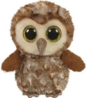 Sowa Percy Pupilki TY - 24cm - pluszak, maskotka