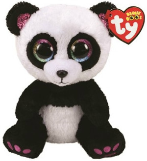 Miś Panda Paris Pupilki TY - 24cm - pluszak, maskotka