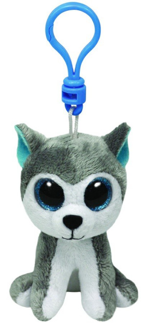 Brelok Piesek Husky Slush Pupilki TY - 9cm - pluszak, maskotka