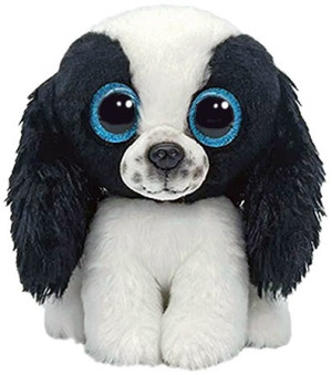 Piesek Czarno-Biały Sissy Pupilki TY - 15cm - pluszak, maskotka