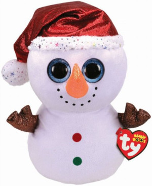 Bałwanek Świąteczny Flurry Pupilki TY - 15cm - pluszak, maskotka
