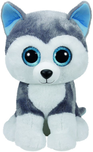 Piesek Husky Slush Pupilki TY - 42cm - pluszak, maskotka