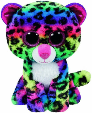 Lampart Leopard Kotek Dotty Pupilki TY - 15cm - pluszak, maskotka