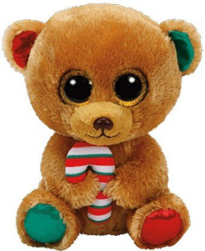Miś Świąteczny Bella Pupilki TY - 24cm - pluszak, maskotka
