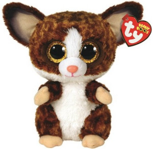 Lemur brązowy Binky Pupilki TY - 24cm - pluszak, maskotka