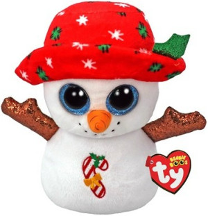 Bałwanek Świąteczny Brrrnie Pupilki TY - 15cm - pluszak, maskotka