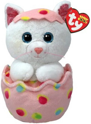 Kotek w jajku Giggles Pupilki TY - 15cm - pluszak, maskotka