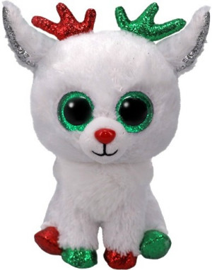 Jednorożec Świąteczny Snowdrop Pupilki TY - 15cm - pluszak, maskotka