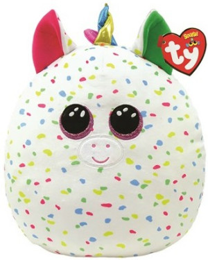 Poduszka Jednorożec Harmonie Squishy Ty - 22x22cm - pluszak, maskotka