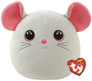 Poduszka Myszka Catnip Squishy Ty - 22x22cm - pluszak, maskotka