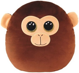 Poduszka Małpka Dunston Squishy Ty - 22x22cm - pluszak, maskotka
