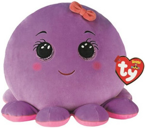 Ośmiornica Poduszka Squishy TY - 30x22cm - pluszak, maskotka
