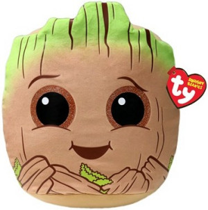 Poduszka Groot Marvel Squishy Ty - 30x22cm - pluszak, maskotka