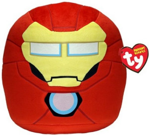 Poduszka Marvel Iron Man Squishy TY - 30x22cm - pluszak, maskotka