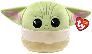 Poduszka Grogu Star Wars Squishy Ty - 22x22cm - pluszak, maskotka