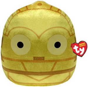 Poduszka C-3P0 Star Wars Squishy Ty - 22x22cm - pluszak, maskotka