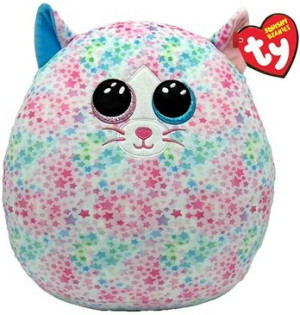 Poduszka Kotek Emma Squishy Ty - 22x22cm - pluszak, maskotka