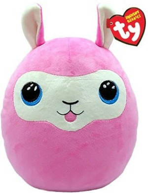 Poduszka Alpaka Lama Lana Squishy Ty - 30x22cm - pluszak, maskotka