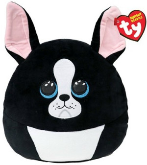 Poduszka Piesek Mops Tink Squishy Ty - 22x22cm - pluszak, maskotka