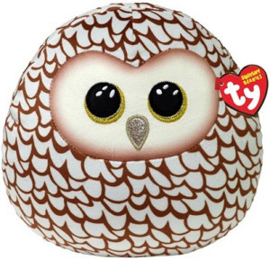 Poduszka Sowa Whoolie Squishy Ty - 30x22cm - pluszak, maskotka