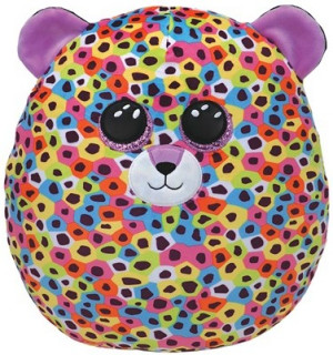 Poduszka Kotek Lampart Gepard Pantera Giselle Squishy Ty - 22x22cm - pluszak, maskotka