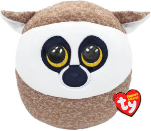 Poduszka Lemur Linus Squishy Ty - 40x30cm - pluszak, maskotka
