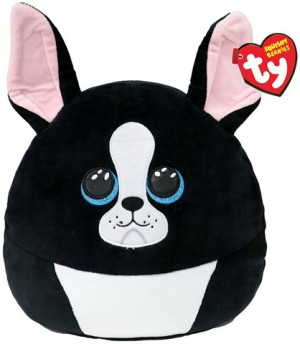 Poduszka Piesek Mops Tink Squishy Ty - 40x30cm - pluszak, maskotka