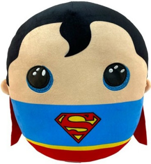Poduszka DC Super-Man Squishy Ty - 22x22cm - pluszak, maskotka