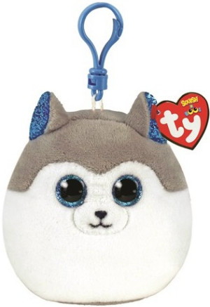 Brelok Piesek Husky Slush Pupilki TY - 9cm - pluszak, maskotka