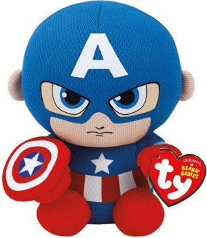 Kapitan Ameryka Captain America Avengers TY - 15cm - pluszak, maskotka