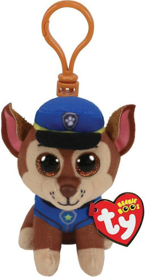 Brelok Piesek Chase Psi Paw Patrol TY - 9cm - pluszak, maskotka