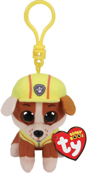 Brelok Piesek Rubble Psi Paw Patrol TY - 9cm - pluszak, maskotka