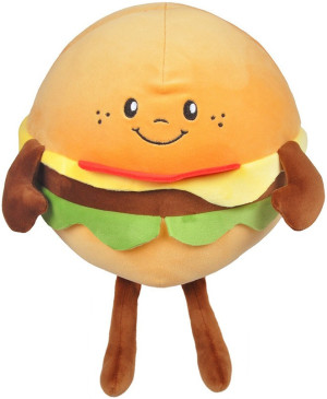 Poduszka Hamburger - 30/23cm - pluszak, maskotka