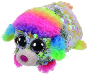 Piesek Pudelek Rainbow Flippables Teeny Tys TY - 10cm - pluszak, maskotka