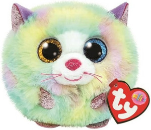 Kotek Kula Heather Puffies TY - 9cm - pluszak, maskotka