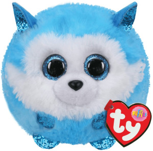 Piesek Husky Kula Prince Puffies TY - 9cm - pluszak, maskotka