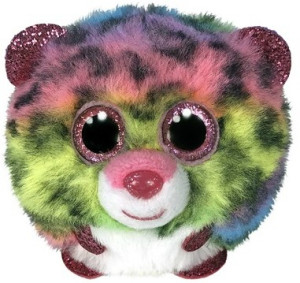 Kotek Lampart Kula Dotty Puffies TY - 9cm - pluszak, maskotka