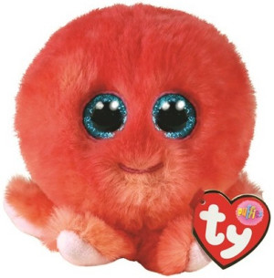 Ośmiornica Kula Sheldon Puffies TY - 9cm - pluszak, maskotka