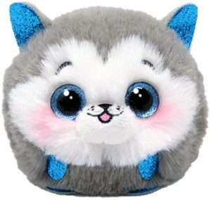 Piesek Husky Kula Slush Puffies TY - 9cm - pluszak, maskotka